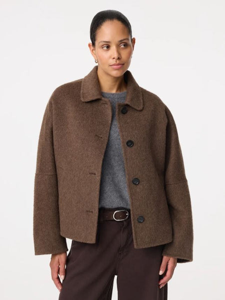 Veste double face Brun