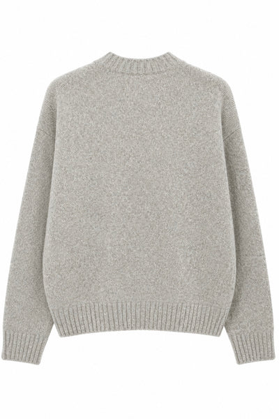 Pull V chiné Galet