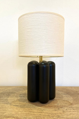 Lampe CHARLOTTE S Noir/Écru