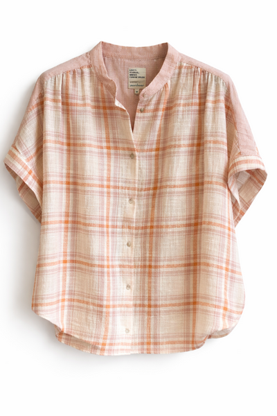 Blouse à carreaux