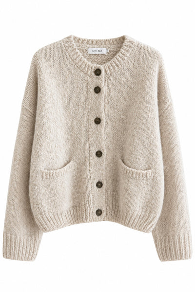 Cardigan épais Ecru