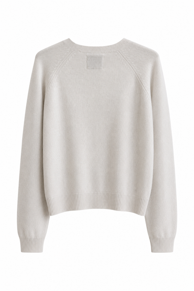 Pull fin en cachemire Calcaire