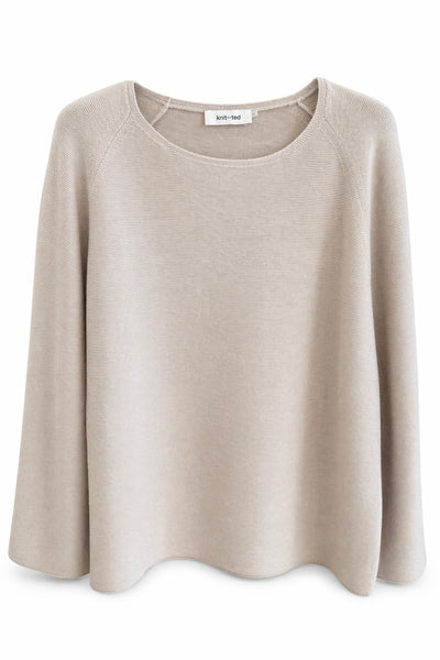 Pull point mousse Grège