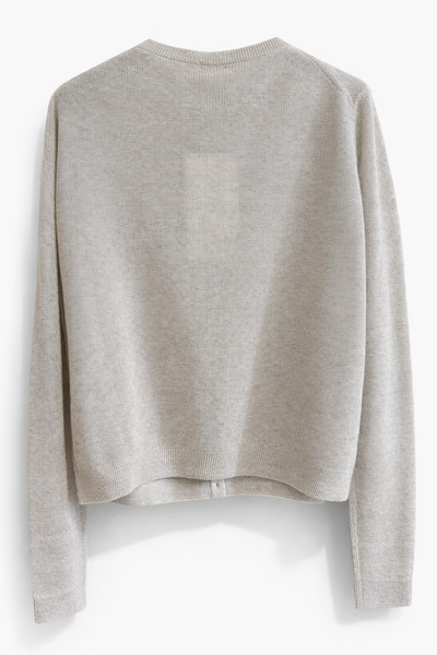 Cardigan en lin Beige