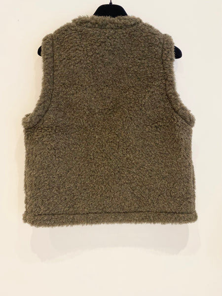 Gilet en laine Kaki