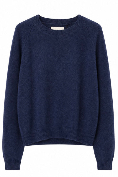 Pull fin en cachemire Denim
