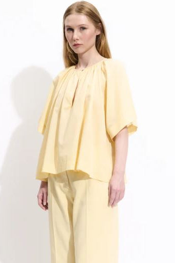 Blouse en voile Paille