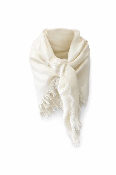 Carré en cachemire Naturel