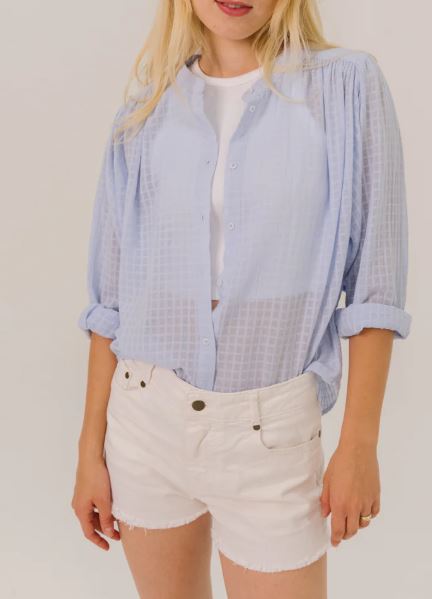 Blouse texturée Ciel