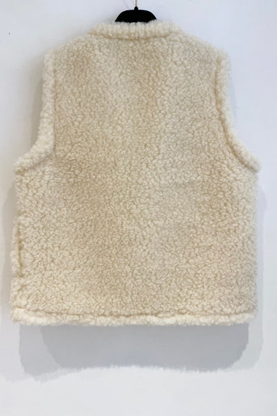 Gilet en laine Beige