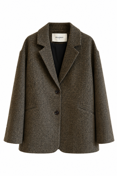 Veste oversize en lainage Honey