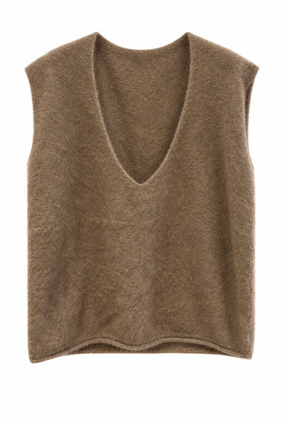 Gilet duveteux Camel