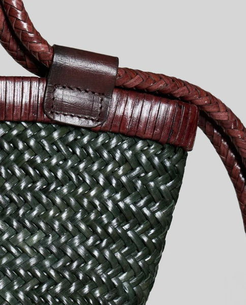 Sac en cuir Vert