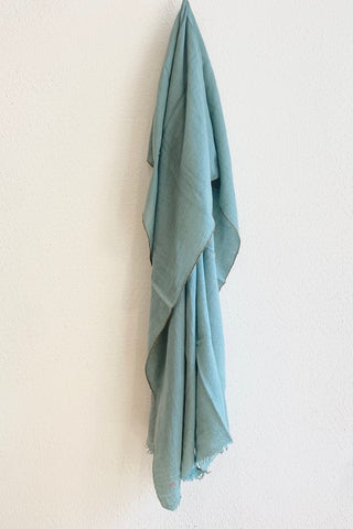 Écharpe en étamine Celeste Blue