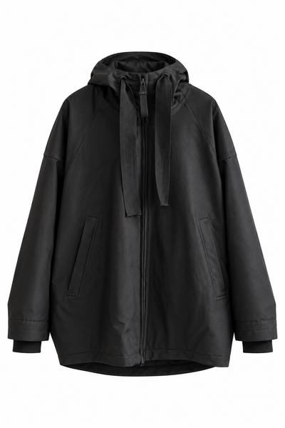 Parka oversize Black