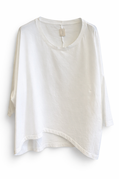 Tee-shirt over Blanc