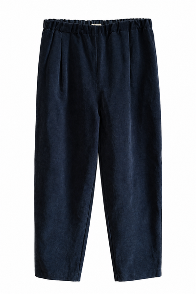 Pantalon en velours lisse Blue