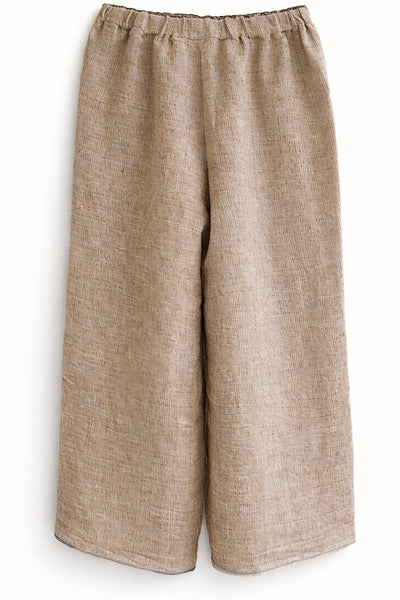 Pantalon large rayé