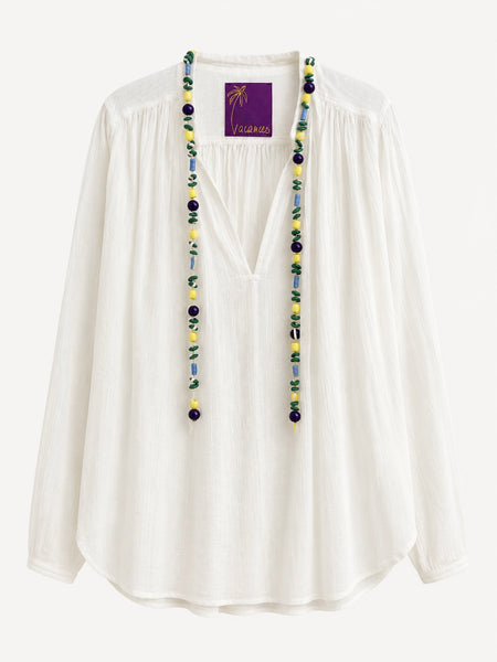 Blouse NEW CIGAR White