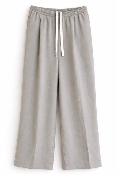Pantalon en crêpe japonais