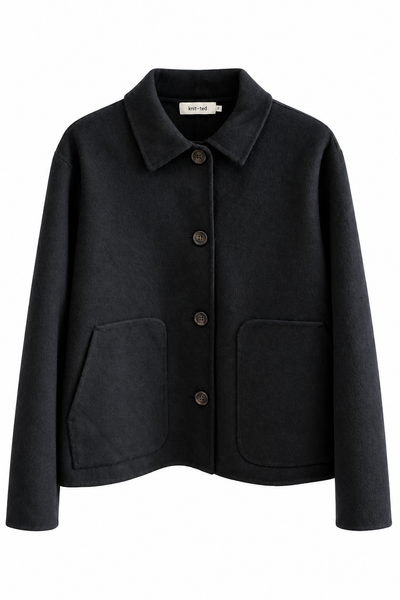 Veste double-face Noire
