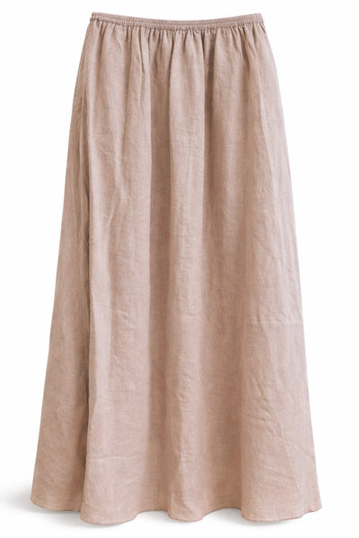 Jupe en lin Poudre