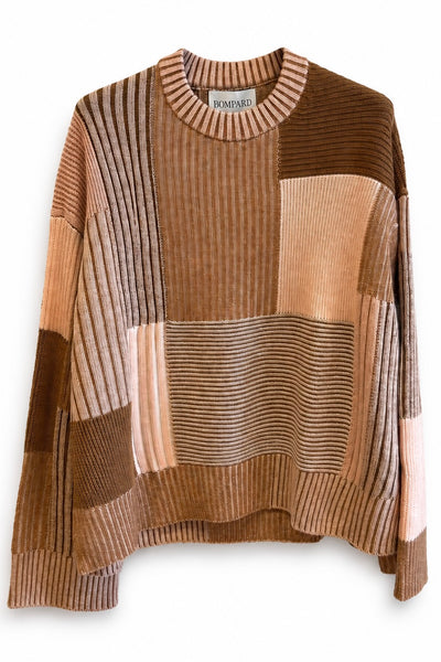 Pull patchwork Caramel