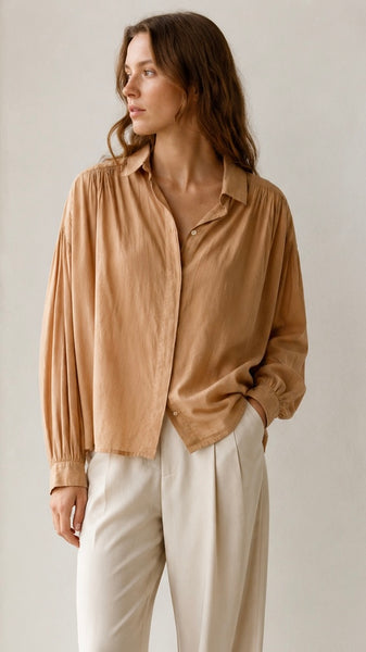 Blouse en voile Ambre