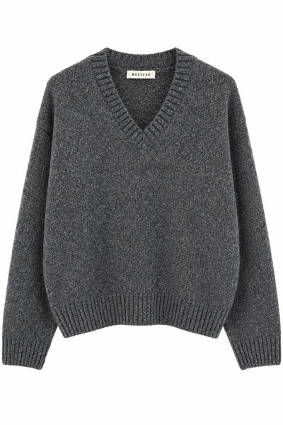 Pull V chiné Minéral
