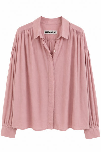 Blouse en voile Vieux Rose