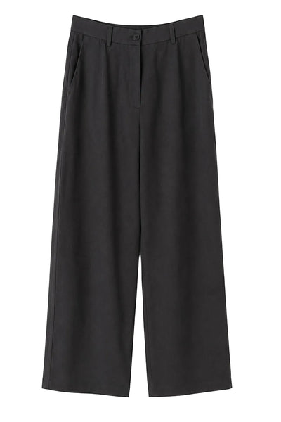 Pantalon en crêpe Noir