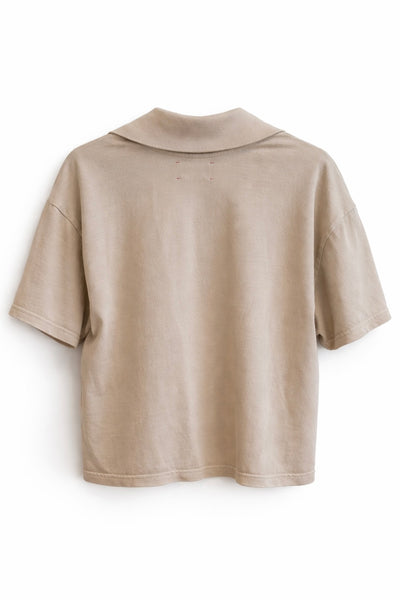 Polo en jersey Sable