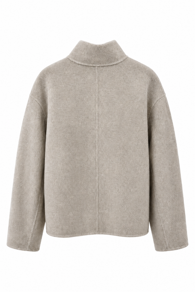 Veste double-face Craie