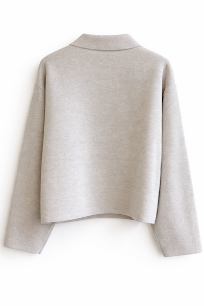 Veste en milano Grège