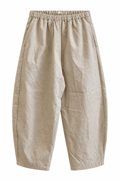 Pantalon Barrel Craie