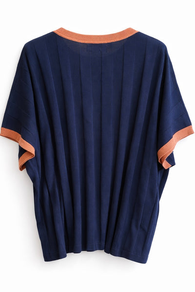 Pull à côtes Marine