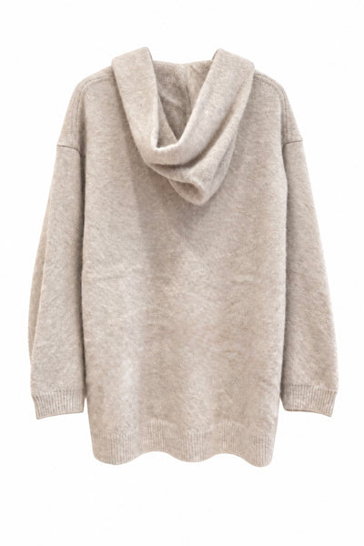 Gilet à capuche Ivoire