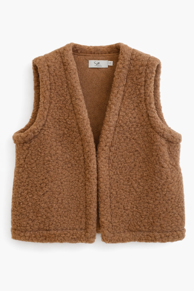 Gilet en laine Brown
