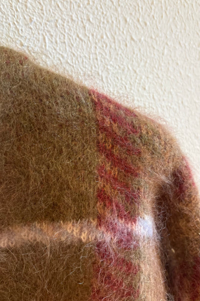 Pull duveteux Tartan