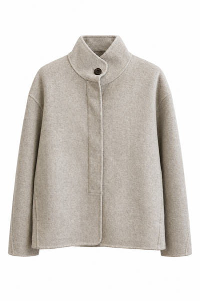 Veste double-face Craie