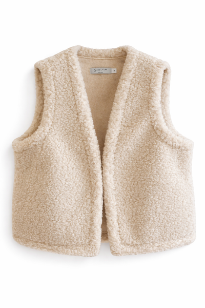 Gilet en laine Beige