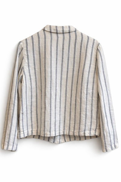 Veste rayée Blanche