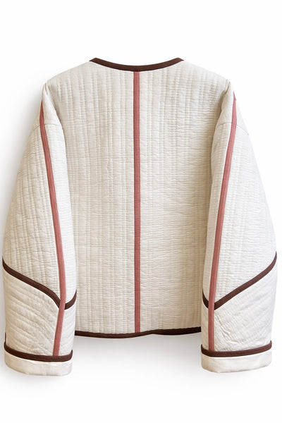 Veste matelassée Naturel