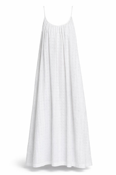 Robe en broderie anglaise Blanche