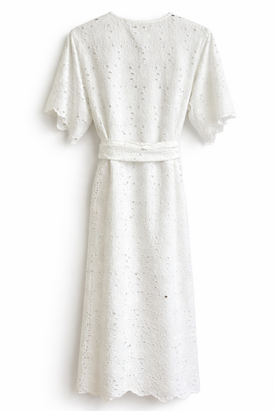 Robe en broderie anglaise