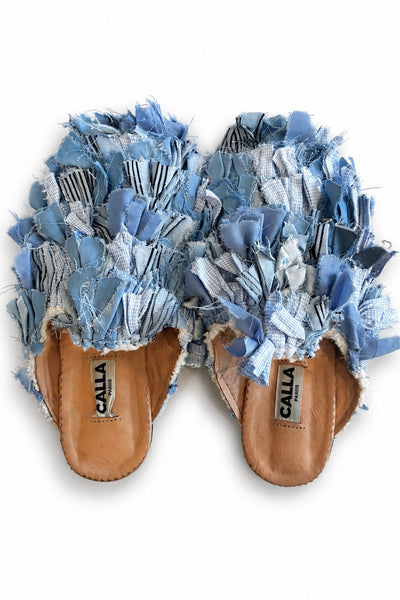 Babouches Bleu