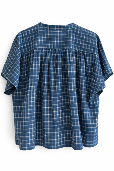 Blouse légère à carreaux