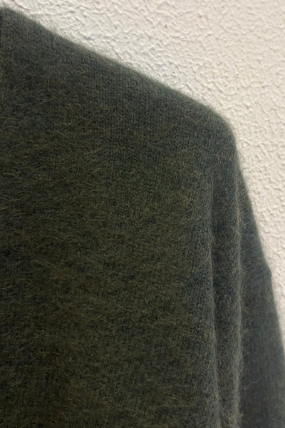 Pull duveteux Vert