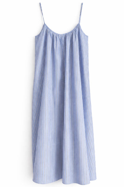 Robe à fines bretelles Rayée