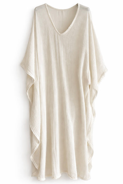 Caftan uni Naturel